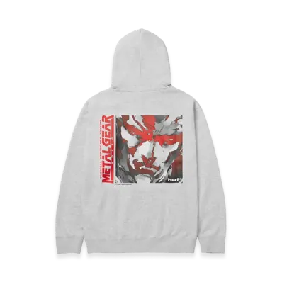 HUF x METAL GEAR SOLID 1 Hoodie "Heather Grey"
