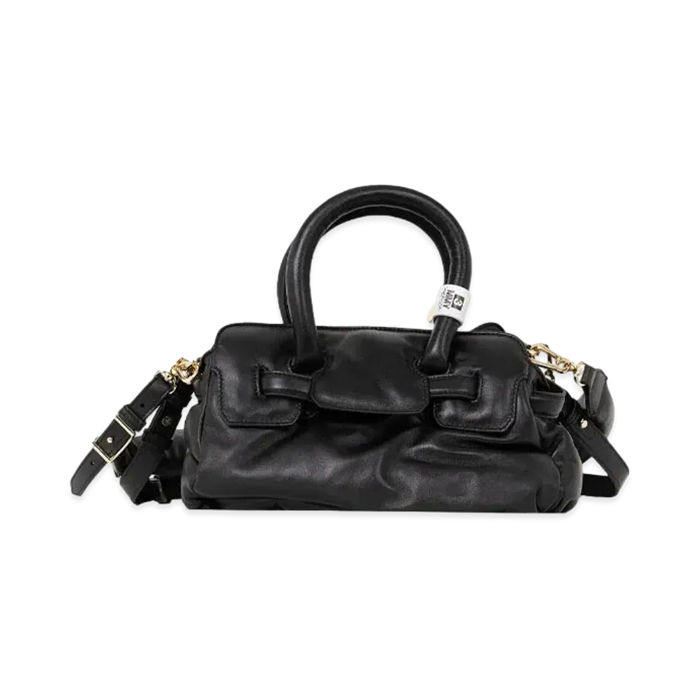 Maison MIHARA YASUHIRO Pucker Puffer Hand Bag With Shoulders "Black"