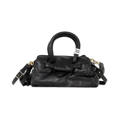 Maison MIHARA YASUHIRO Pucker Puffer Hand Bag With Shoulders "Black"