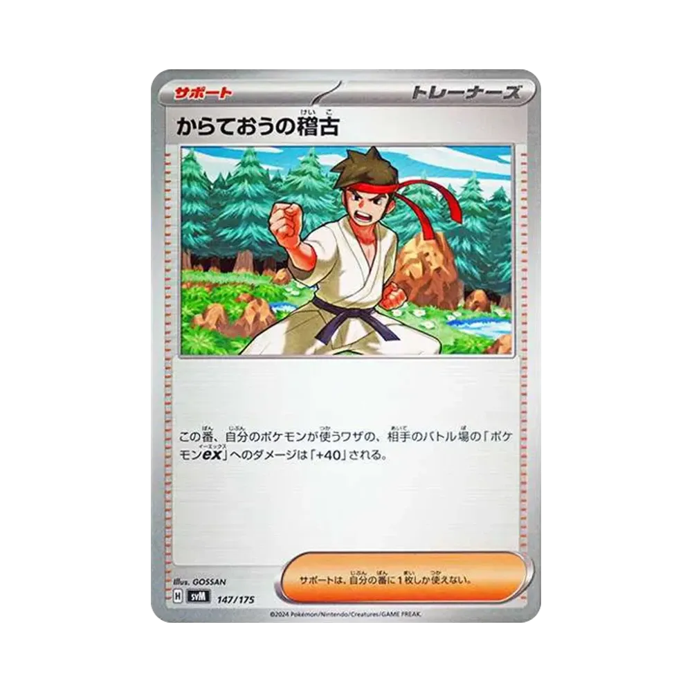 からておうの稽古
