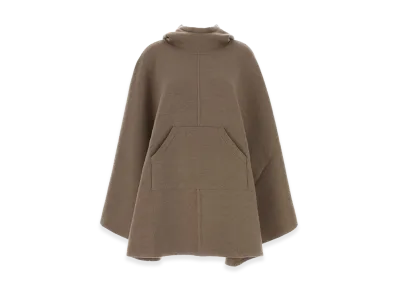 Bottega Veneta Women's Cappuccino Cashmere Cape "Beige/Tan"