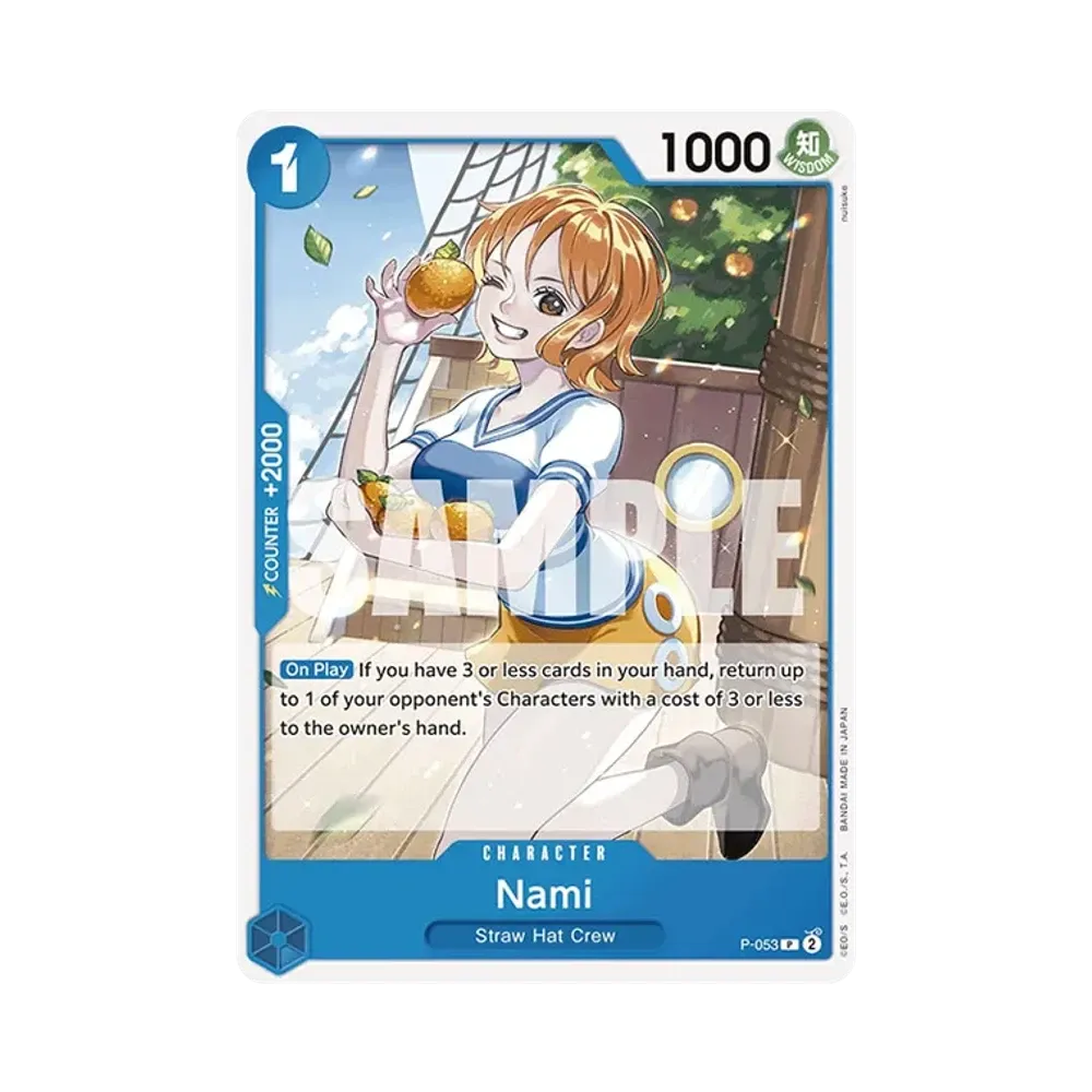 ナミ P [P-053]【英語版】(プレミアムブースター「ONE PIECE CARD THE BEST」)