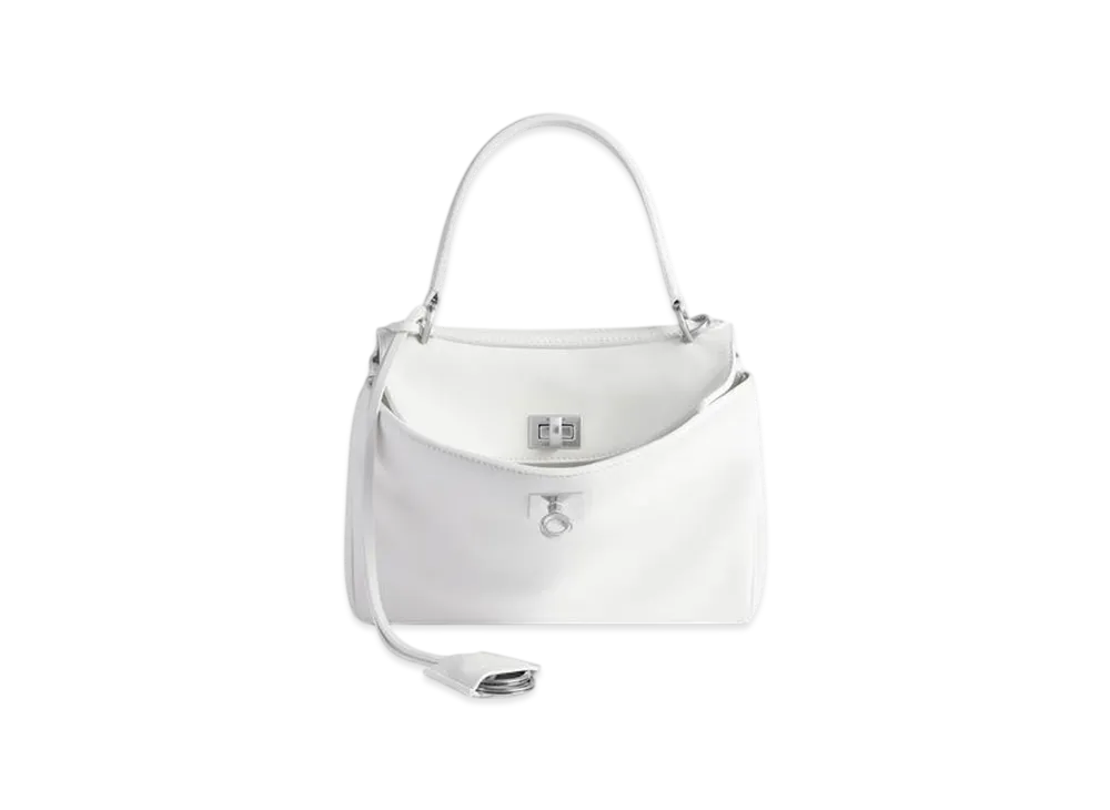 BALENCIAGA Rodeo Handbag Mini "Optic White"