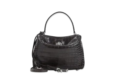 BALENCIAGA Women's Rodeo Top Handle Handbag "Ebony"