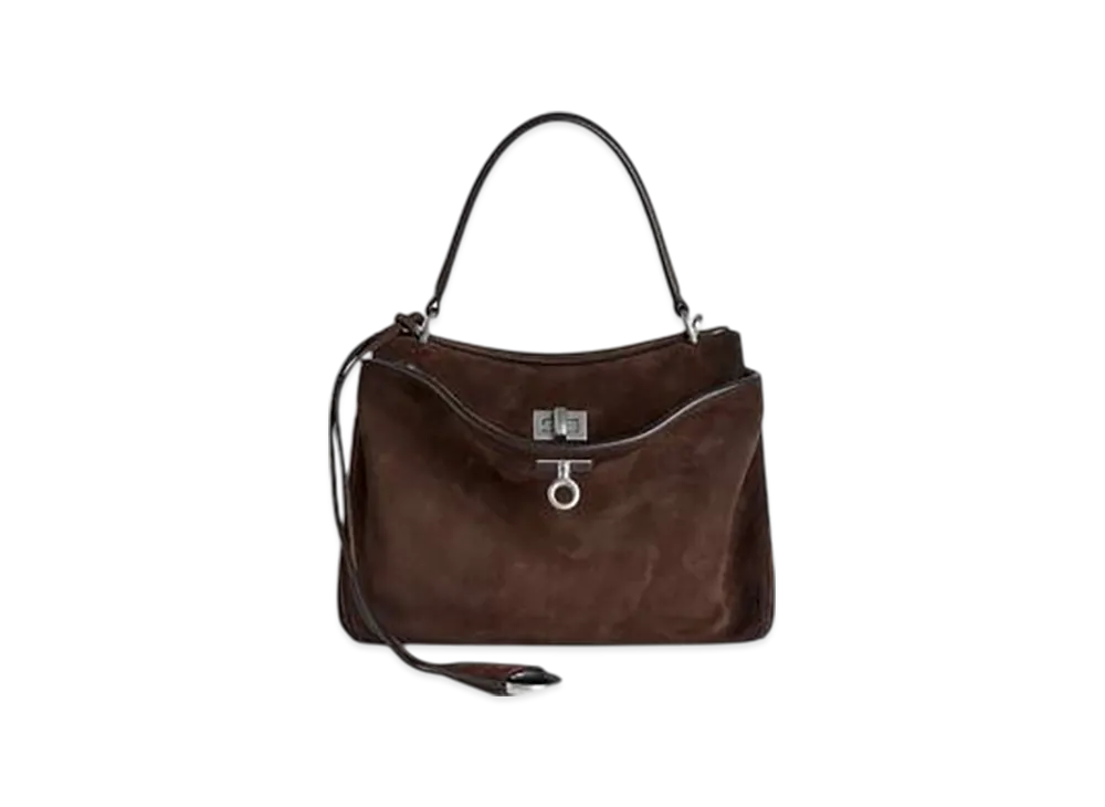 BALENCIAGA Rodeo Handbag Mini "Brown"