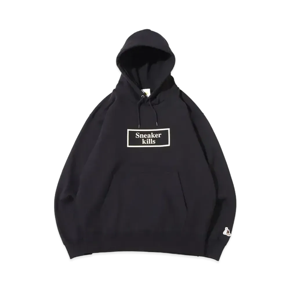 THE NETWORK BUSINESS×FR2 SNEAKER KILLS WING LOGO HOODIE "BLACK"