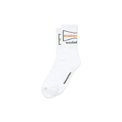 Wasted Youth x thisisneverthat SOCKS "White" / VERDY