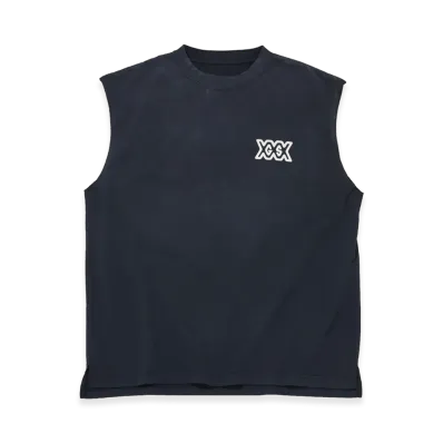 GOD SELECTION XXX Rabel Wing Sleeveless GSX-S26-SL-01 "Faded Black"