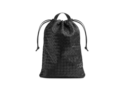 Bottega Veneta Intrecciato Trail Backpack "Black"
