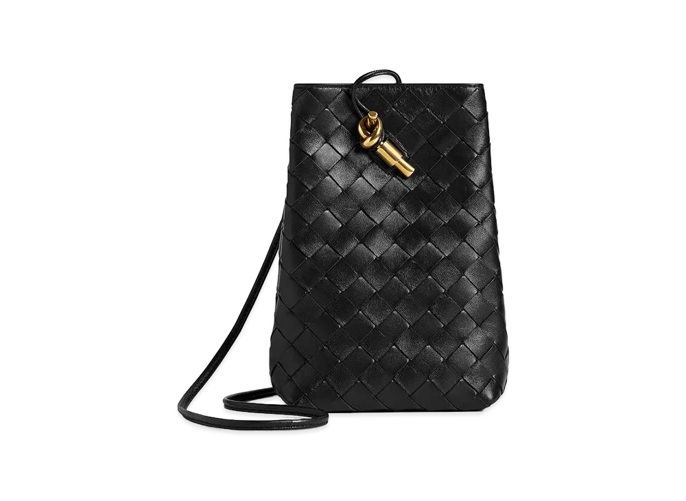Bottega Veneta Andiamo Phone Pouch "Black"