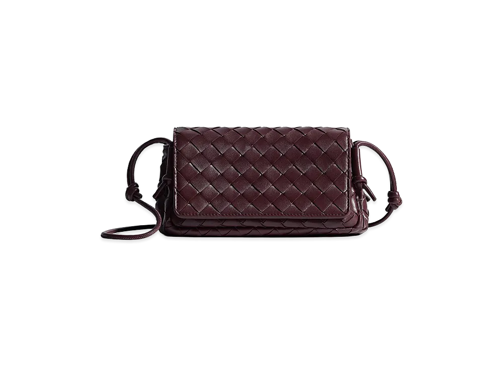 Bottega Veneta Women's Notturno Clutch "Deep Mahogany"
