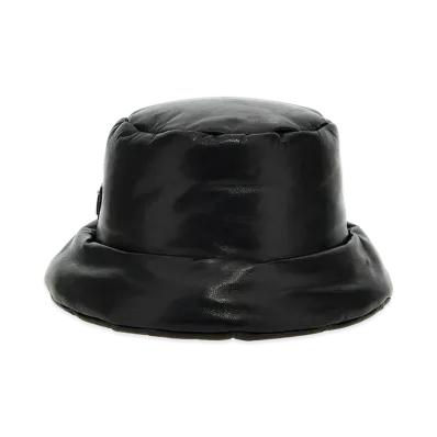 PRADA Women's Nappa Bucket Hat "Black"
