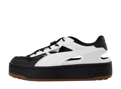 Puma Women's Court Lally Skye Mule "PUMA White/PUMA Black/Gum"