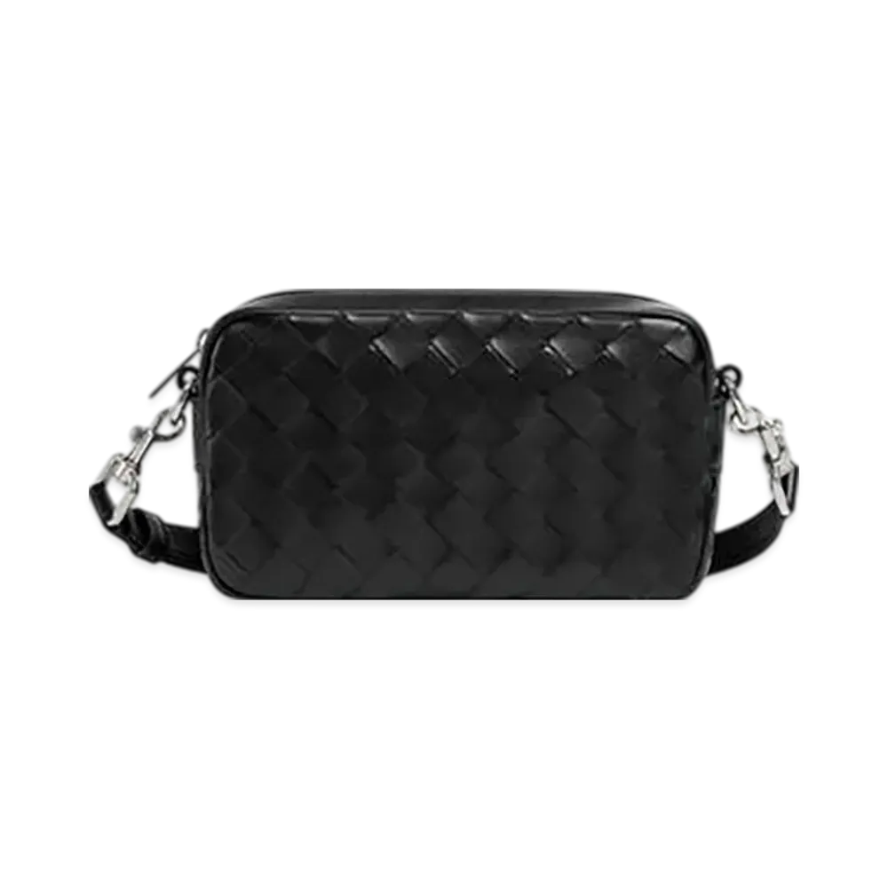 Bottega Veneta Mini Intrecciato Camera Bag "Black"