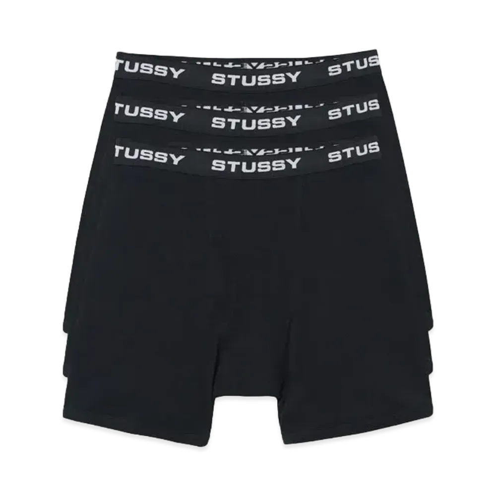Stussy Boxer Briefs "Black"