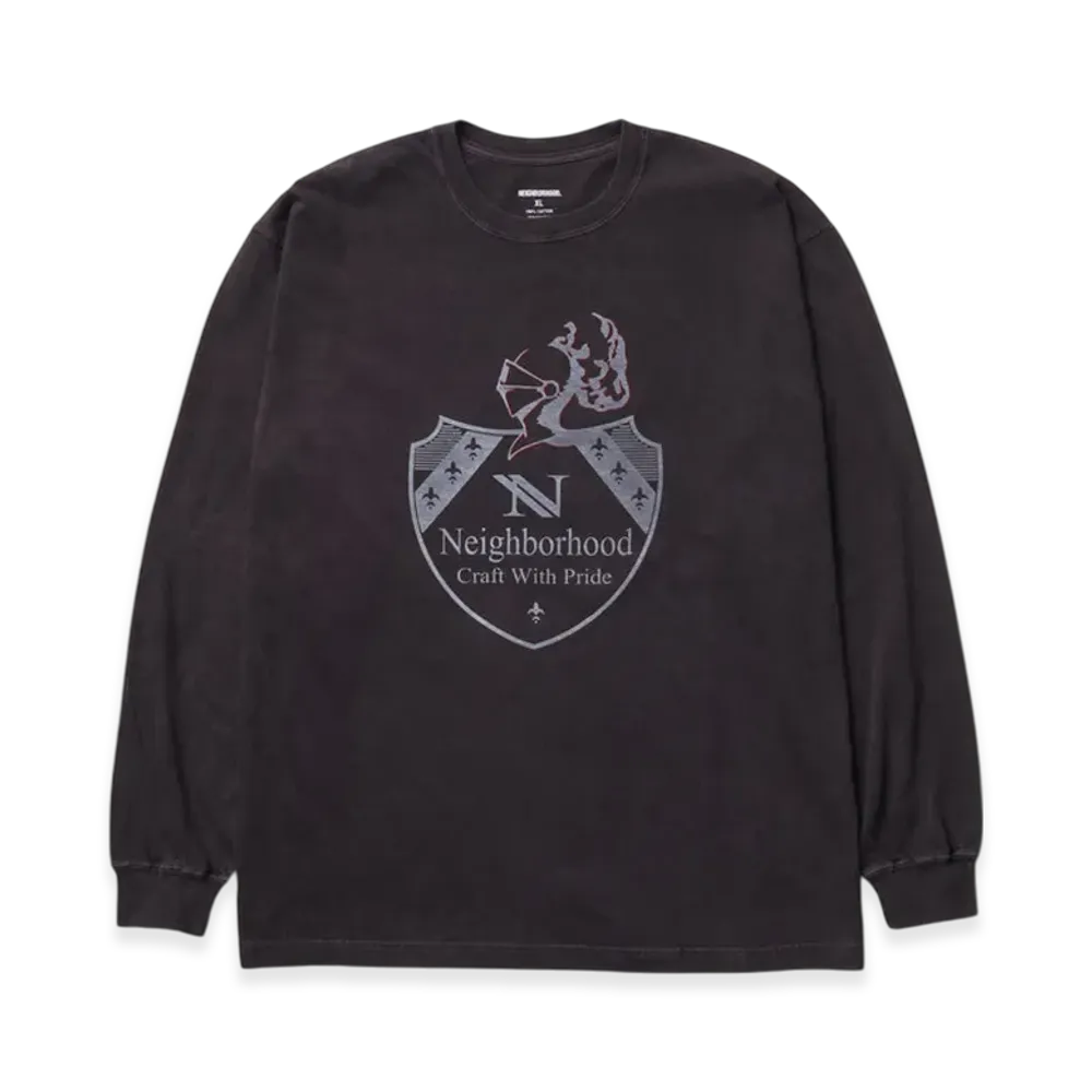 NEIGHBORHOOD NH. Tee LS-16 "Brown"