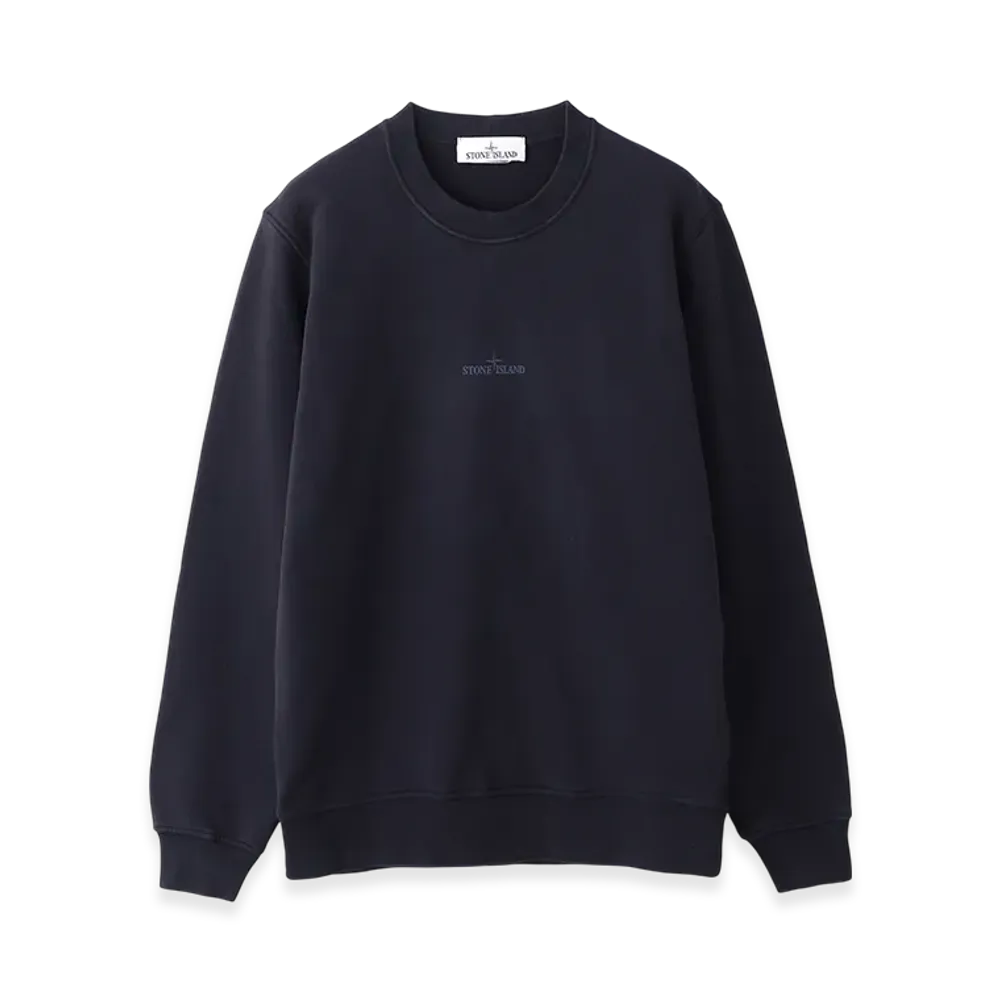 Stone Island Sweatshirt 6100665 Cotton Fleece "Navyblue"