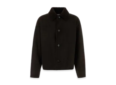 Bottega Veneta Shearling Jacket "Dark Brown"