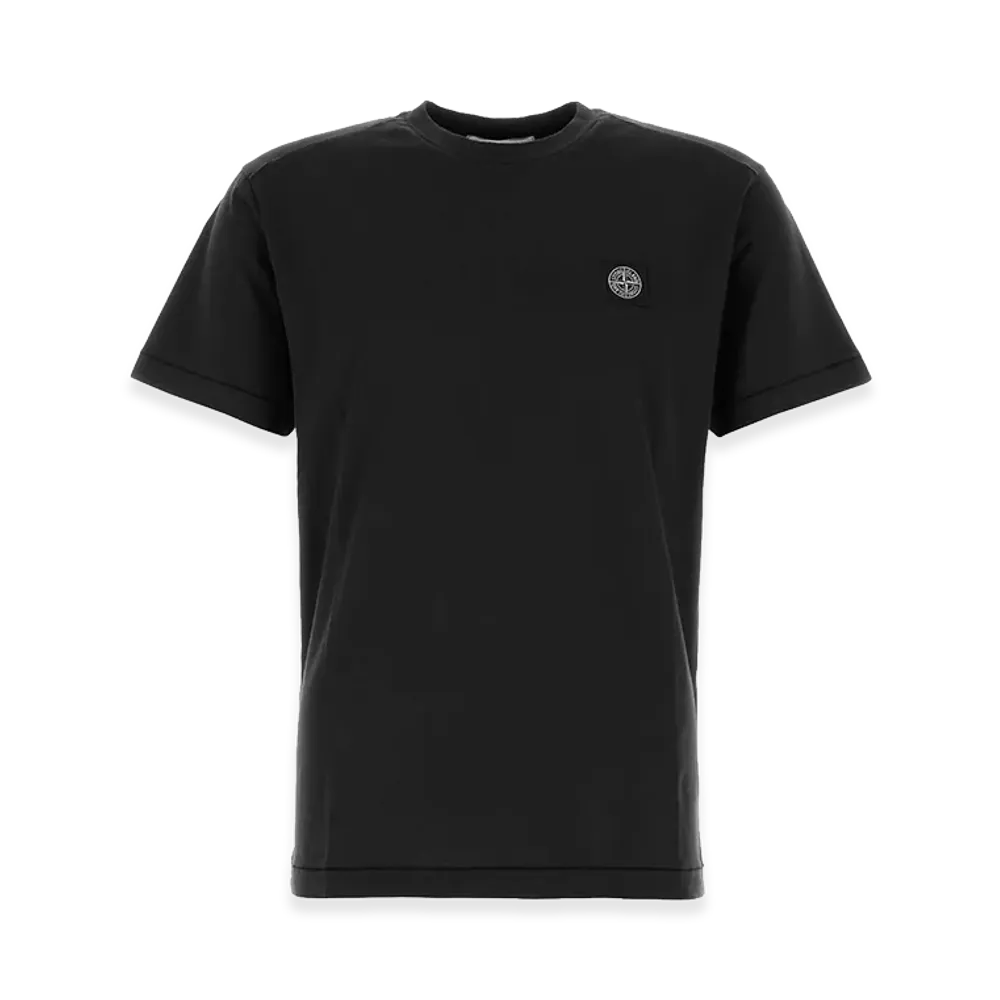Stone Island Cotton T-Shirt "Black"