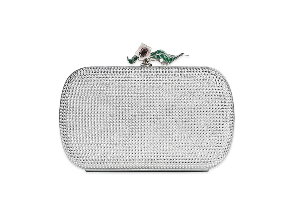 Bottega Veneta Knot "White Moonlight/Silver"