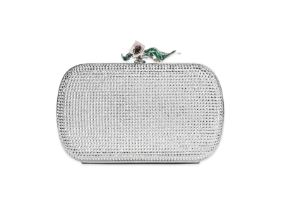 Bottega Veneta Knot "White Moonlight/Silver"