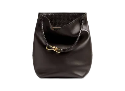 Bottega Veneta Andiamo Bucket "Fondente"