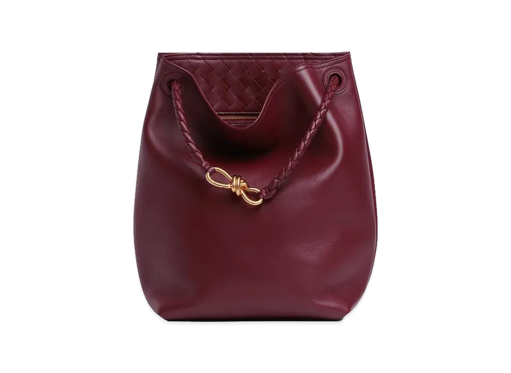 Bottega Veneta Andiamo Bucket "Barolo"