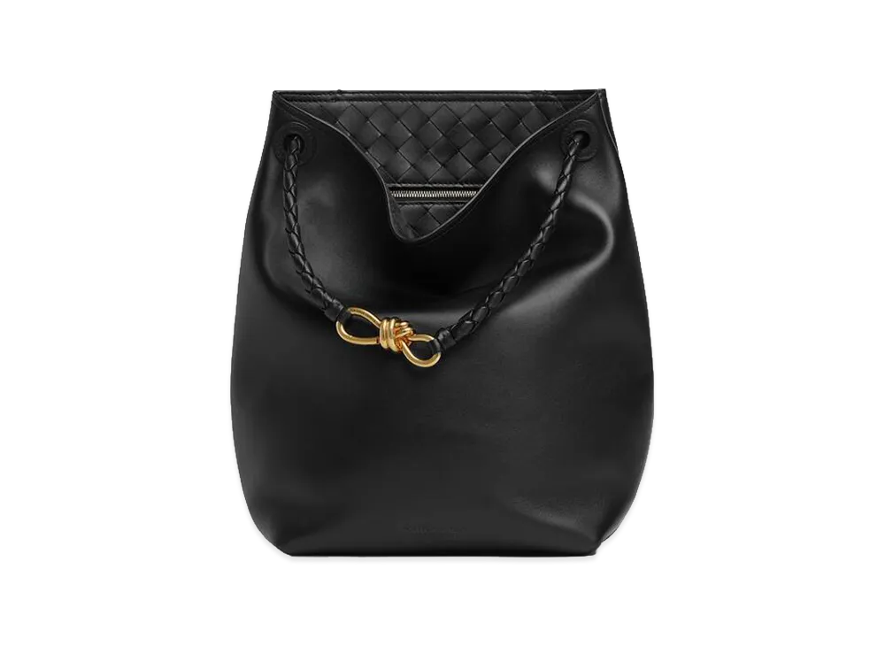 Bottega Veneta Andiamo Bucket "Black"