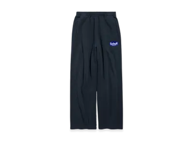 BALENCIAGA Men's I Scholl Baggy Sweatpants "Fade Black"