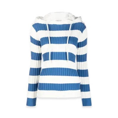 MONCLER Women's Sweaters "Blue/White"
