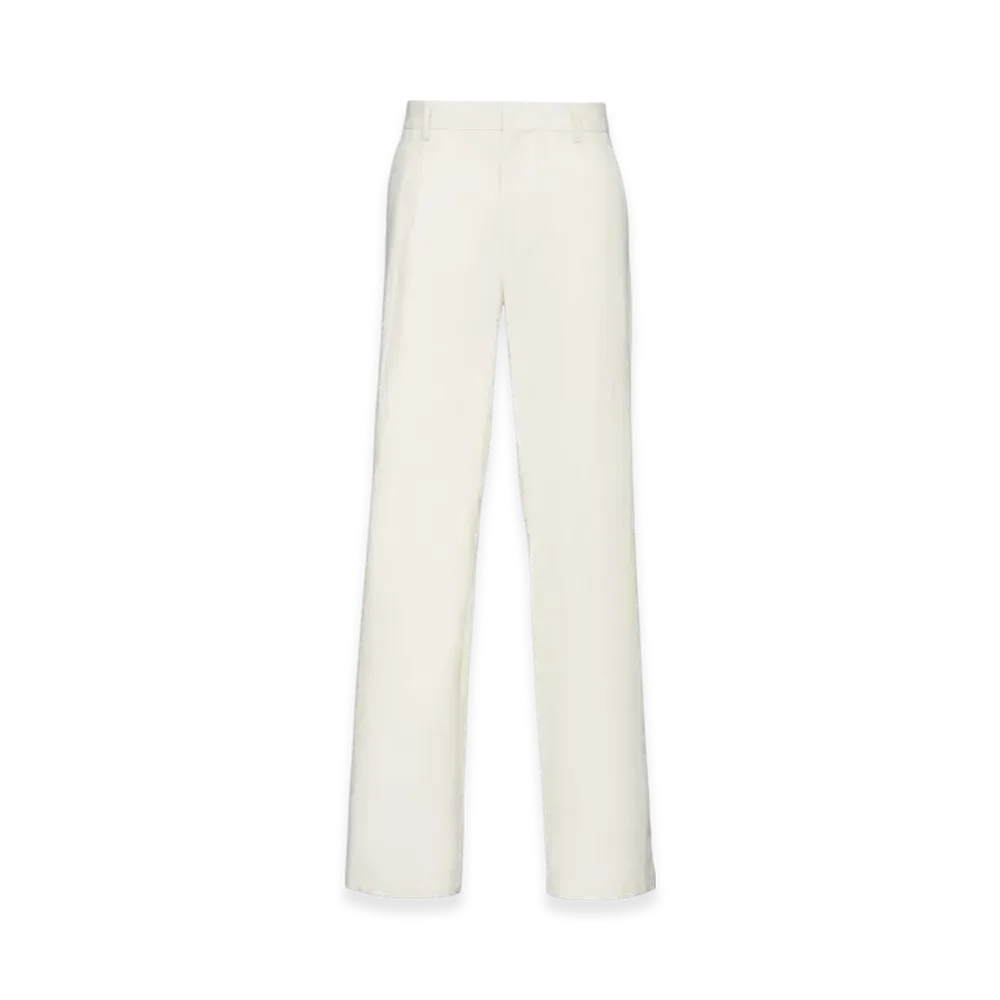 PRADA Cotton Trousers "Natural"