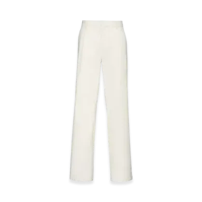 PRADA Cotton Trousers "Natural"