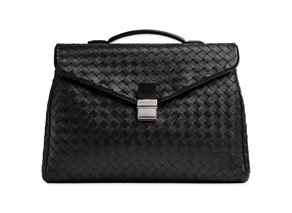 Bottega Veneta Archivist Briefcase "Black"
