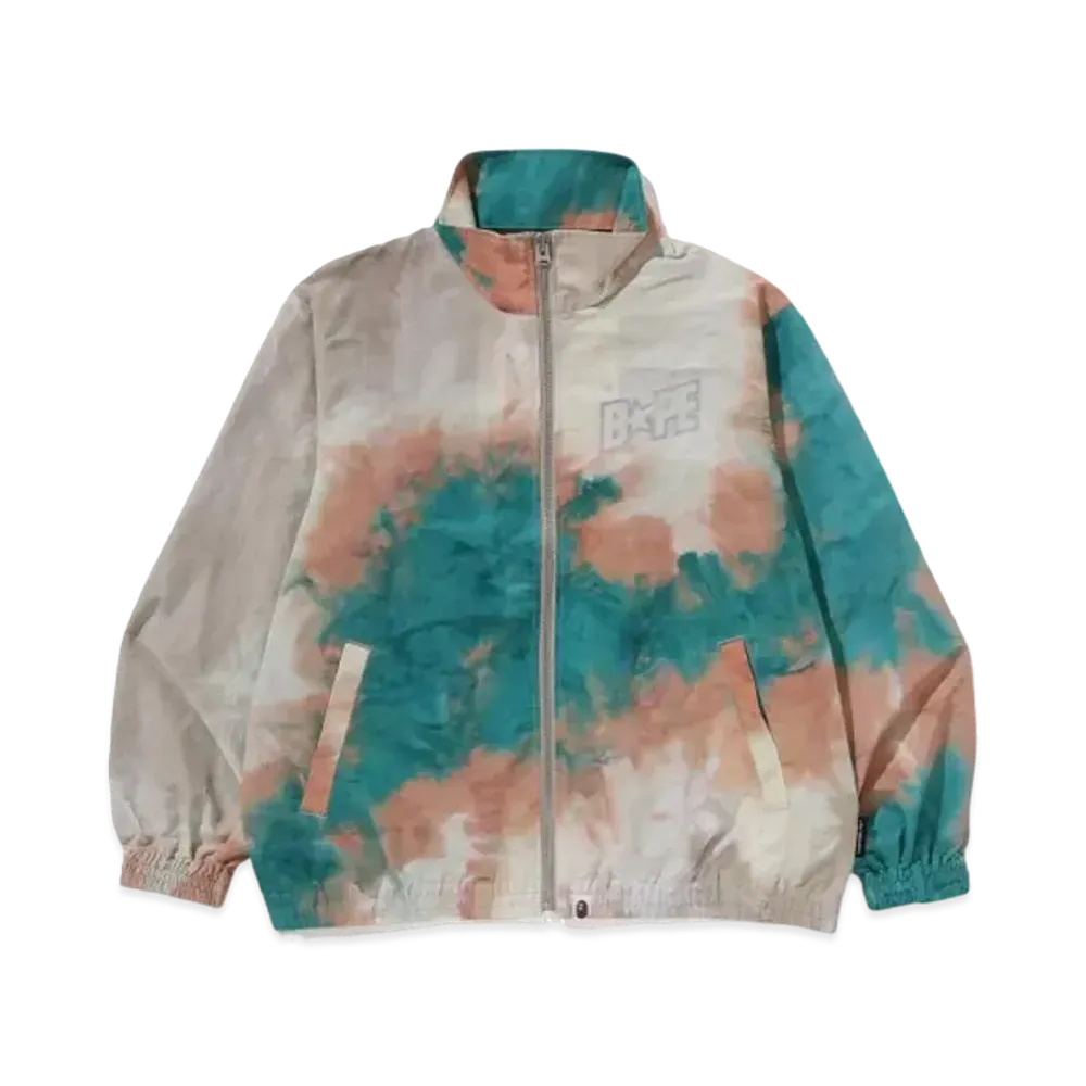 A BATHING APE Tie Dye Track Jacket "Beige"