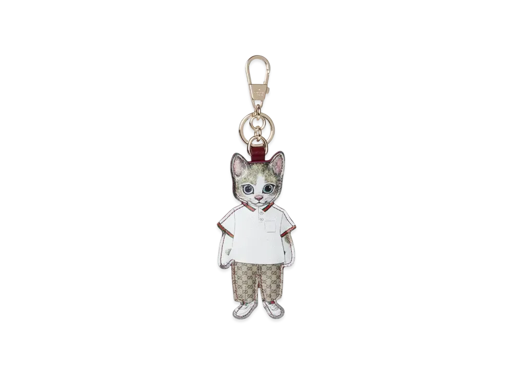GUCCI x Yuko Higuchi Cat-Shaped Keychain Japan Exclusive 