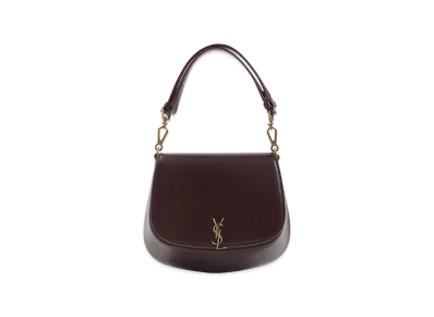 Saint Laurent Women's "Voltaire" Leather Bag "Bordeaux"