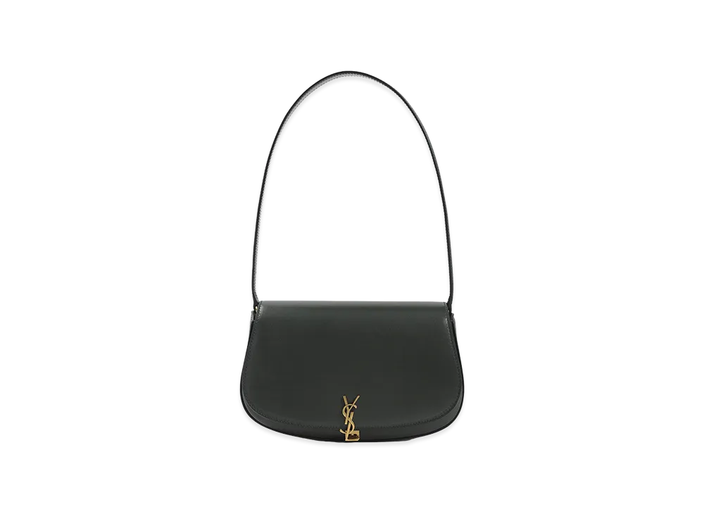 Saint Laurent Women's Demi Lune Shoulder Bag "Dark Green"