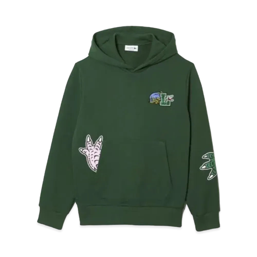 LACOSTE Comics Graphic Sweat Parka "Green"