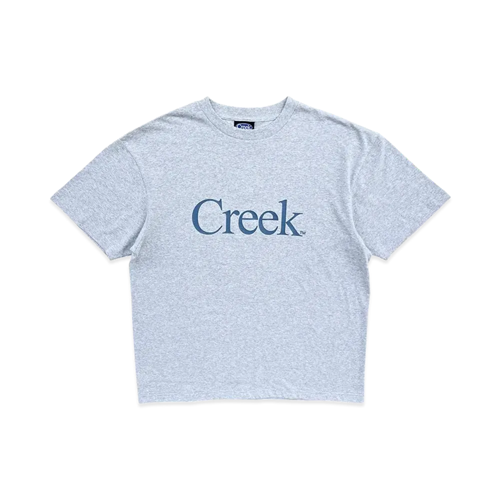 Creek Angler's Device S/S Logo Tee "Grey"