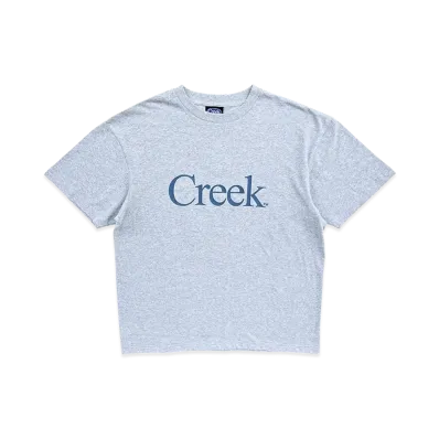 Creek Angler's Device S/S Logo Tee "Grey"