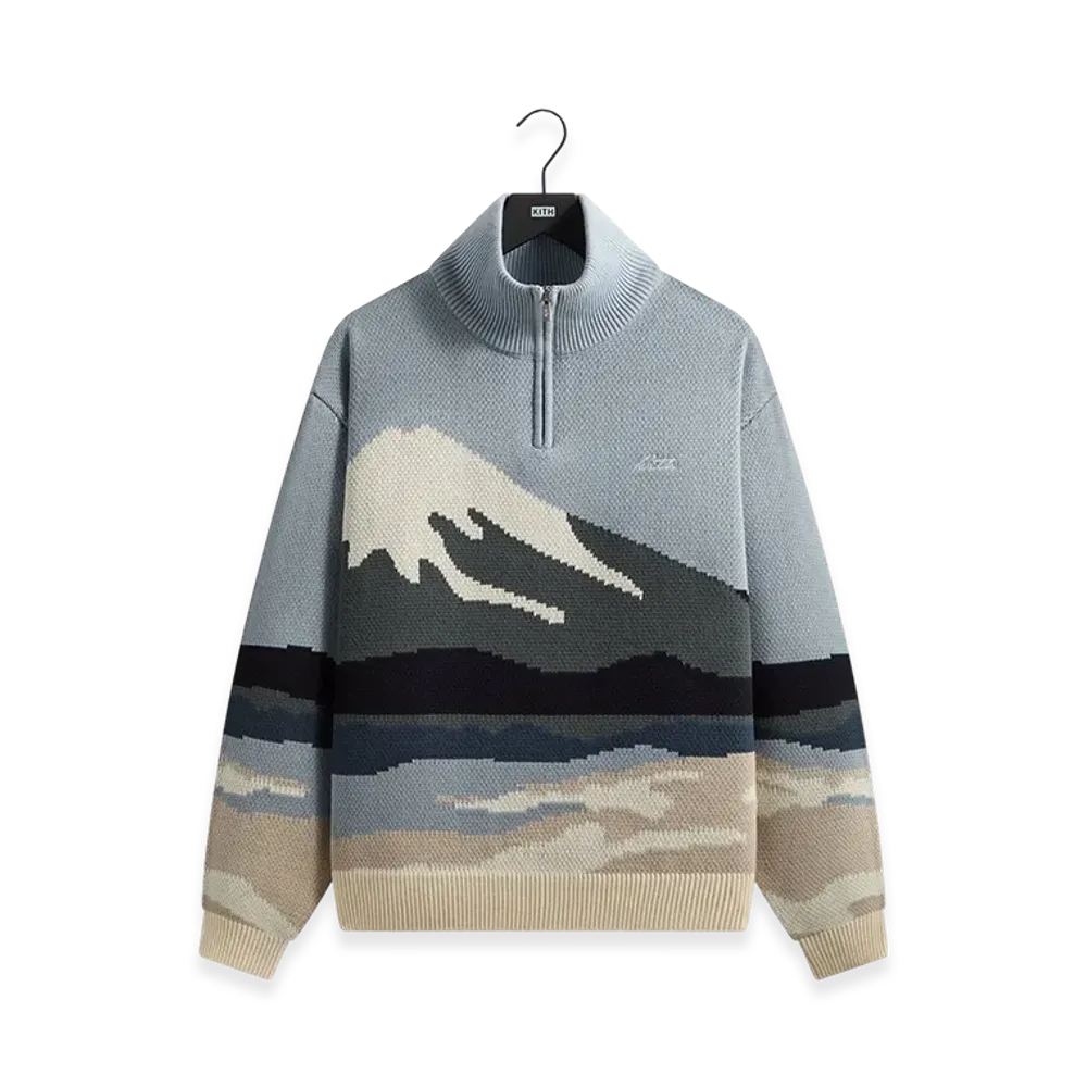 Kith Scenic Wyona Quarter Zip Sweater "Kindred"