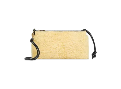 Bottega Veneta Andiamo Double Pouch "Popcorn/Black"