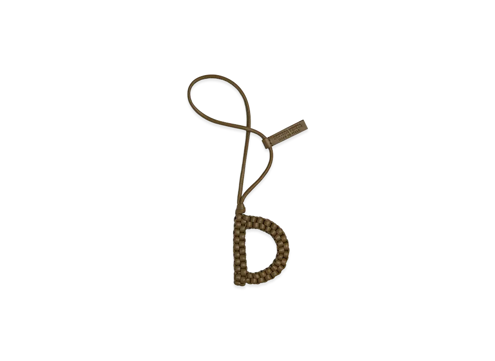 Bottega Veneta Letter D Charm "Mud"