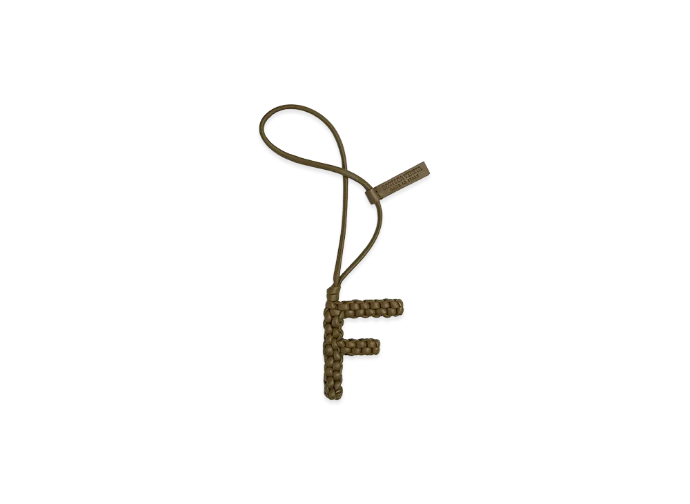 Bottega Veneta Letter F Charm "Mud"