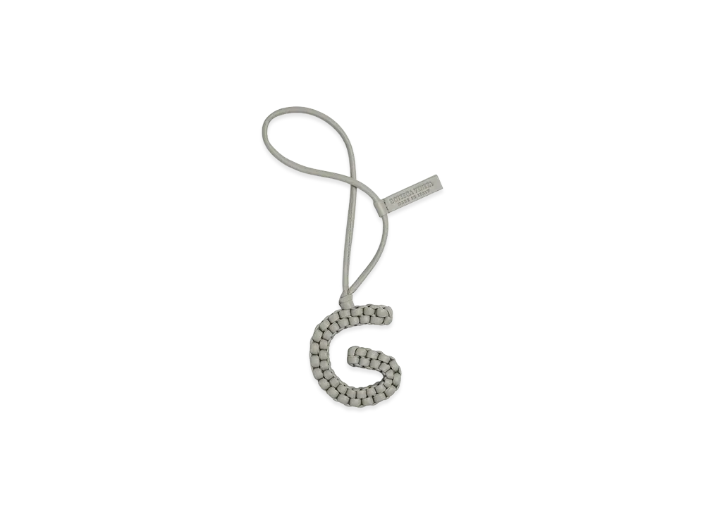 Bottega Veneta Letter G Charm "Sterling"