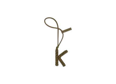 Bottega Veneta Letter K Charm "Mud"