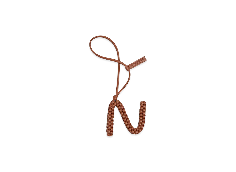Bottega Veneta Letter N Charm "Wood"