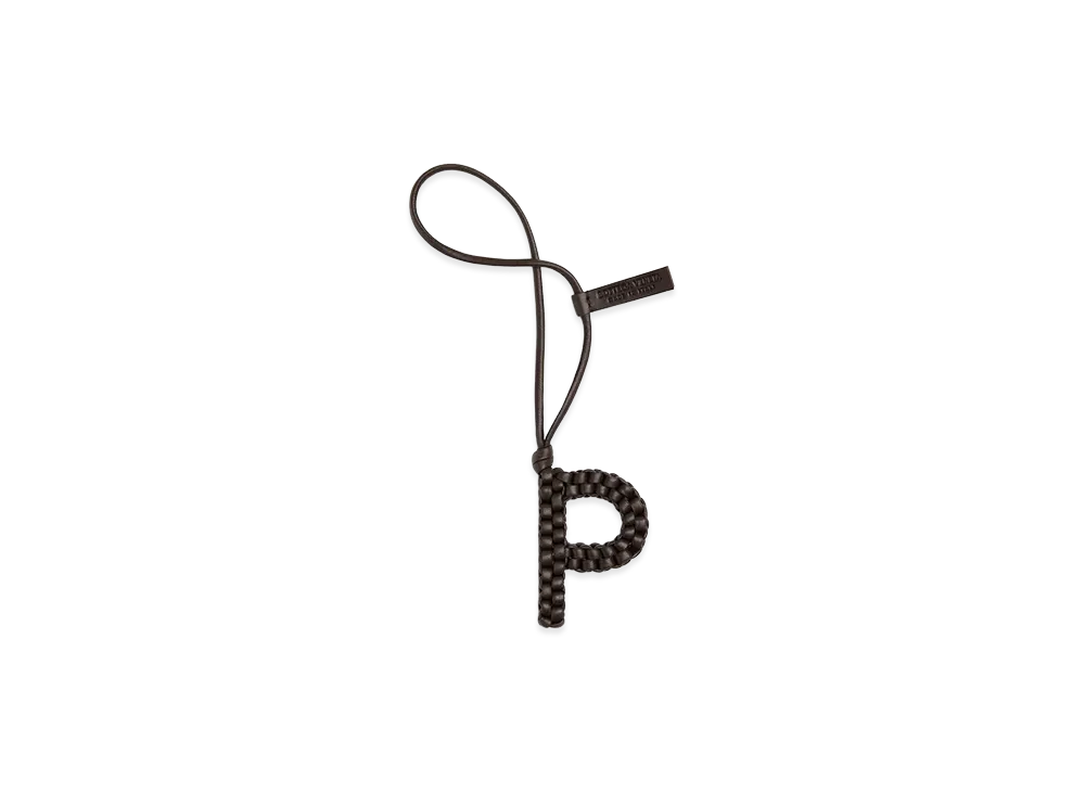 Bottega Veneta Letter P Charm "Fondente"
