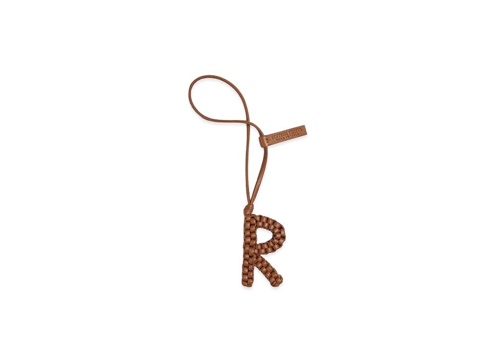 Bottega Veneta Letter R Charm "Wood"