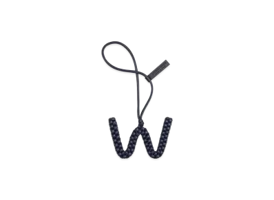 Bottega Veneta Letter W Charm "Abyss"